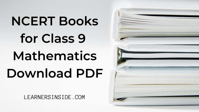 NCERT Book For Class 9 Mathematics Download Pdf (Free) - Learners