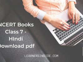 NCERT Book for Class 7 Hindi Download pdf