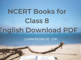 NCERT Book for Class 8 English Download pdf