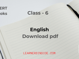 NCERT Books Class 6 All English Books Download pdf -Learnersinside