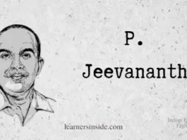P. Jeevanantham in Hindi - A Social reformer - Freedom Fighters of India