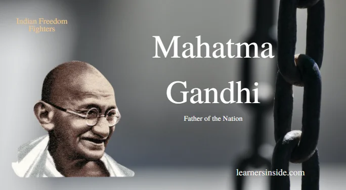 About Mahatma Gandhi in Hindi - Father of the Nation freedom fighters of India.webp